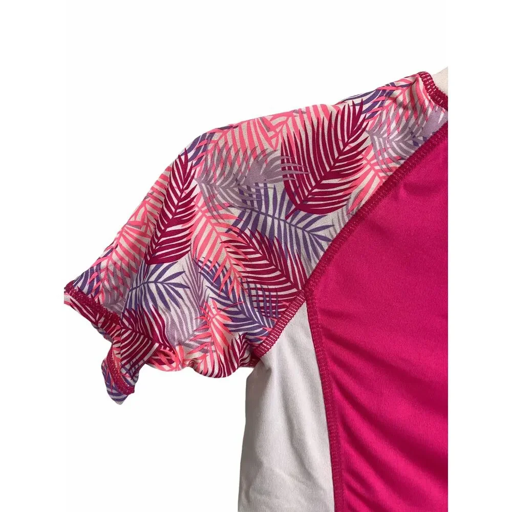 O’Rageous Girl’s Rash guard Swim Top Kid's Small 7